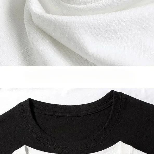 Pure Cotton Short Sleeve T-Shirt Men Streetwear