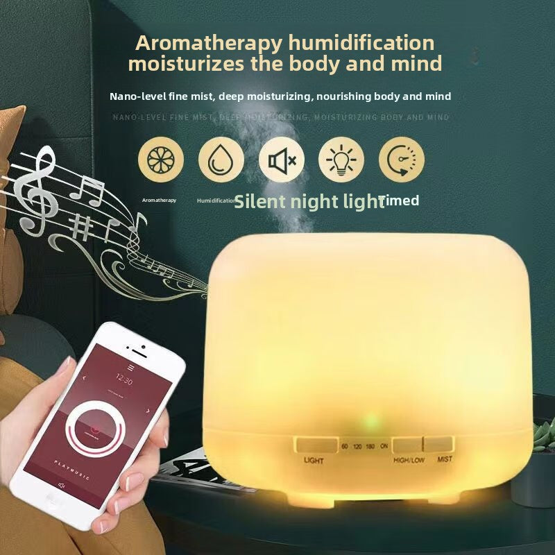 Bluetooth Aromatherapy Humidifier with Ambient Light