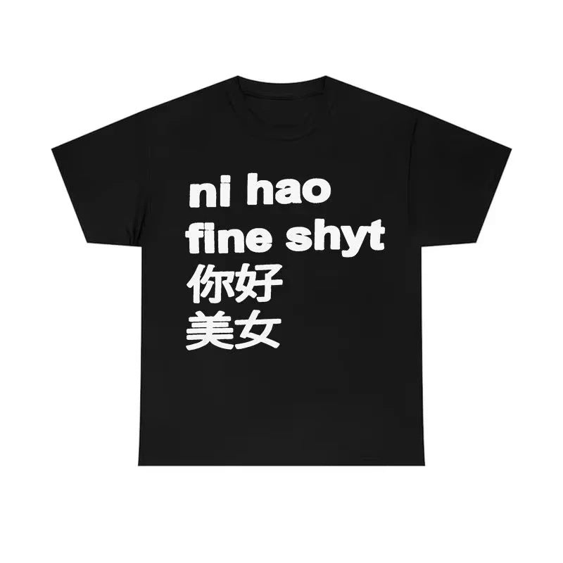 Pure Cotton Short Sleeve T-Shirt Men Streetwear
