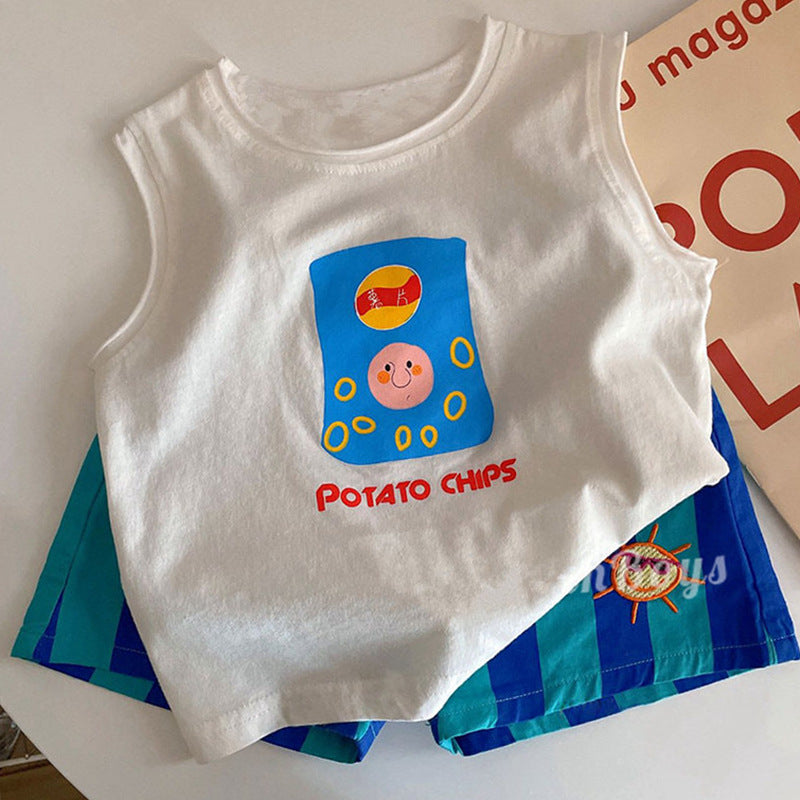 Baby Kids Sleeveless T-Shirt