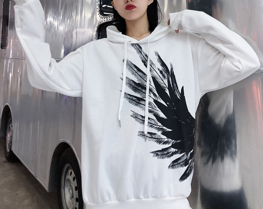 Autumn Couple's Hoodie - Loose Fit Sweatshirt