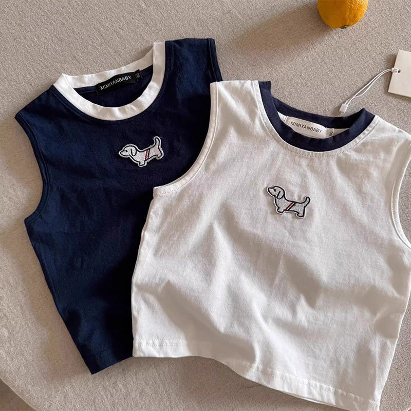 Kids Sleeveless T-Shirt Top