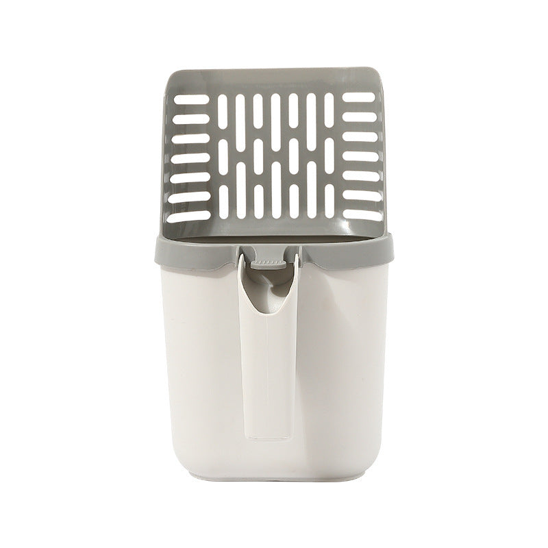 Large Capacity Litter Shovel and Waste Bin for Cats