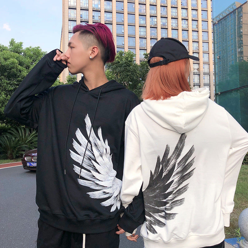Autumn Couple's Hoodie - Loose Fit Sweatshirt