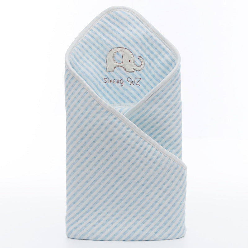 Hooded Cotton Swaddling Blanket for Newborns