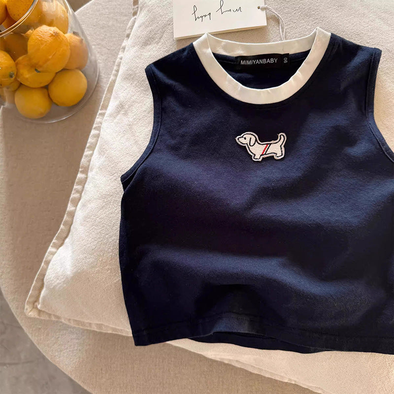 Kids Sleeveless T-Shirt Top