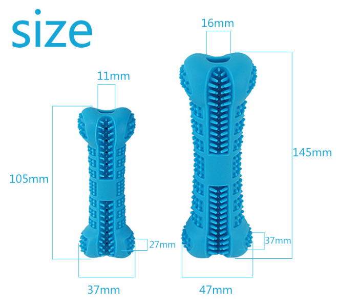 Dog Chew Sticks and Eco-Friendly Silicone Toothbrush