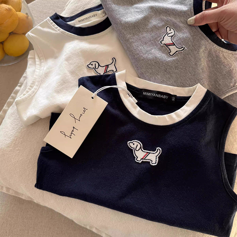 Kids Sleeveless T-Shirt Top