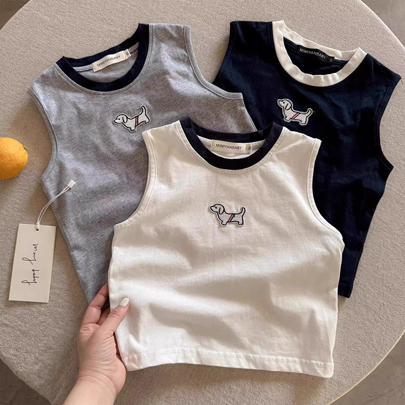 Kids Sleeveless T-Shirt Top