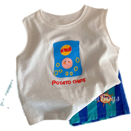 Baby Kids Sleeveless T-Shirt