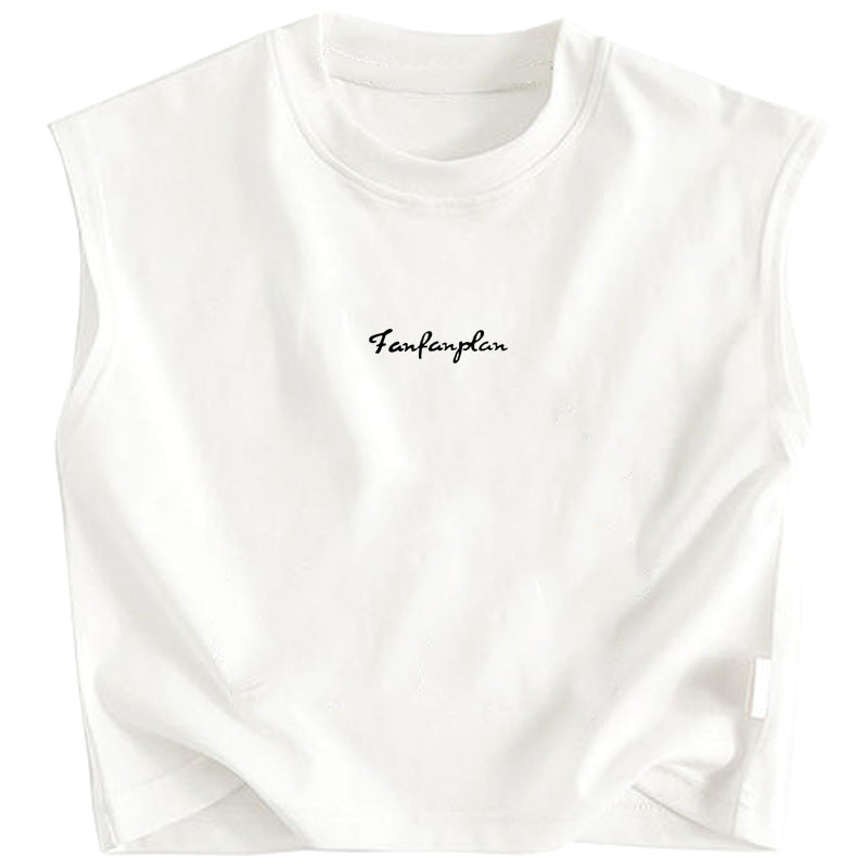 Kids Breathable Sleeveless T-Shirt