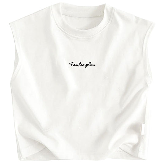 Kids Breathable Sleeveless T-Shirt