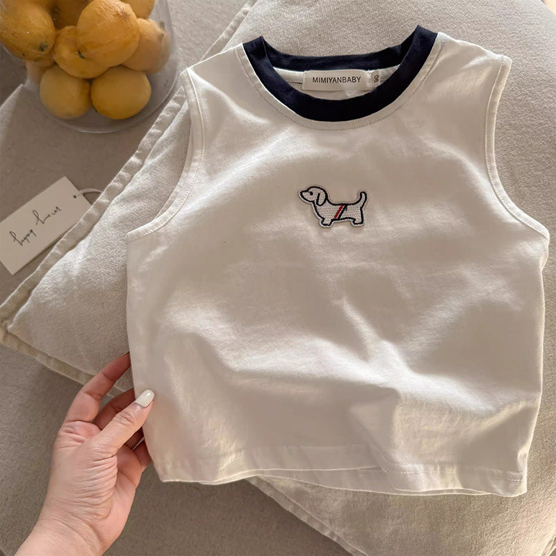 Kids Sleeveless T-Shirt Top