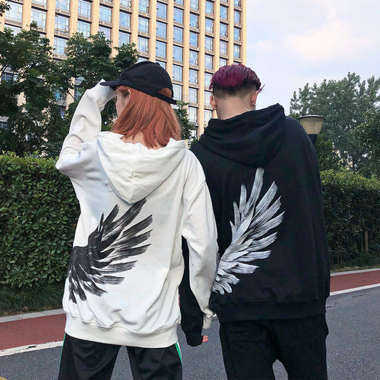 Autumn Couple's Hoodie - Loose Fit Sweatshirt