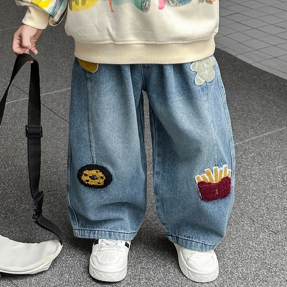 Boys Casual Cotton Sweatshirt and Jeans Set