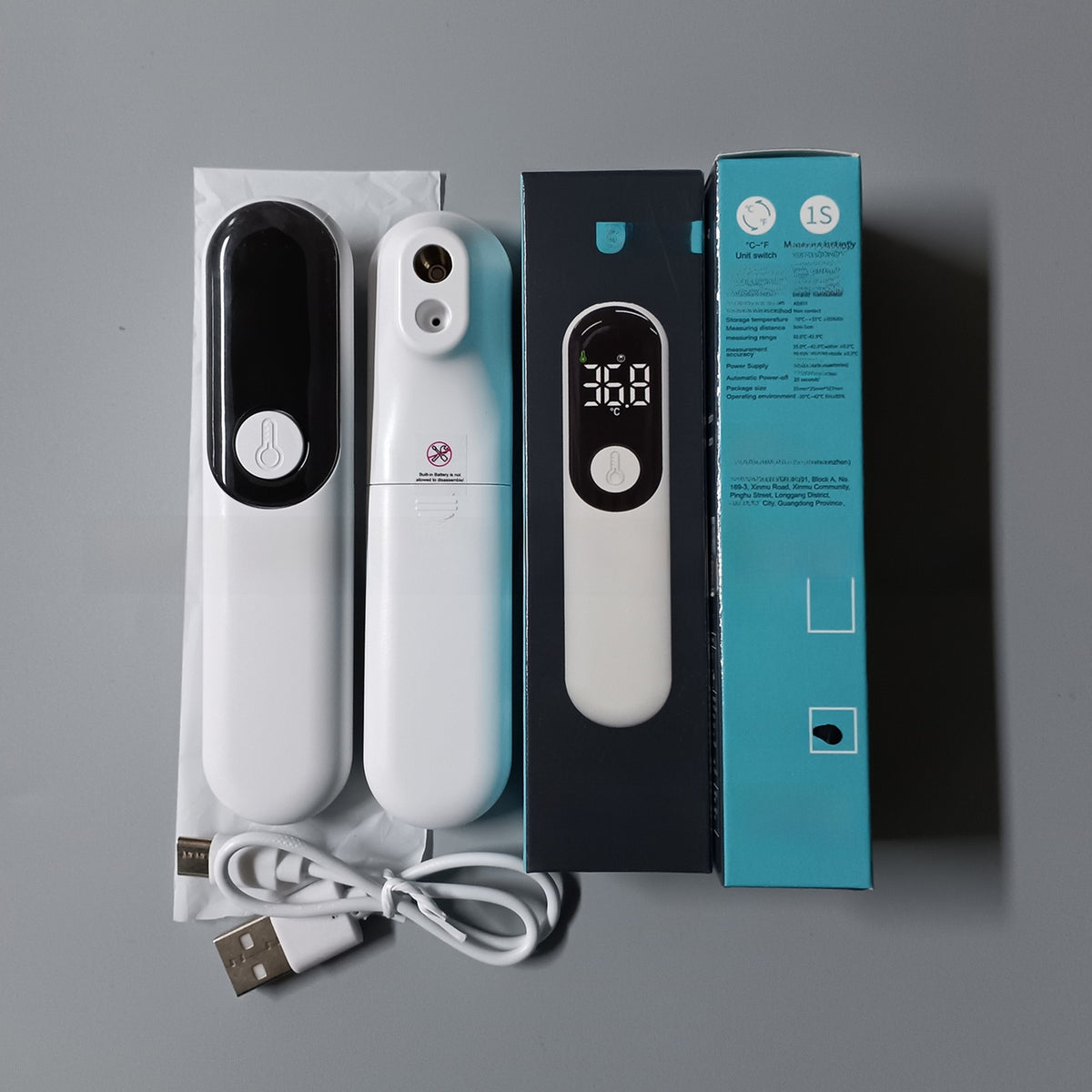 Infrared forehead thermometer