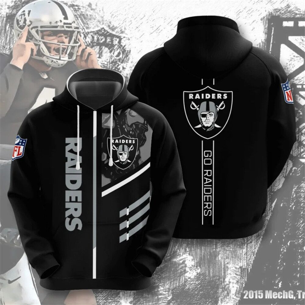 Men's NFL 3D Digital Print Hoodie - Loose Fit