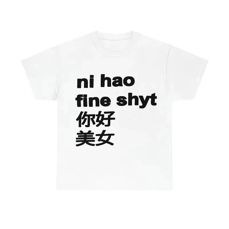 Pure Cotton Short Sleeve T-Shirt Men Streetwear