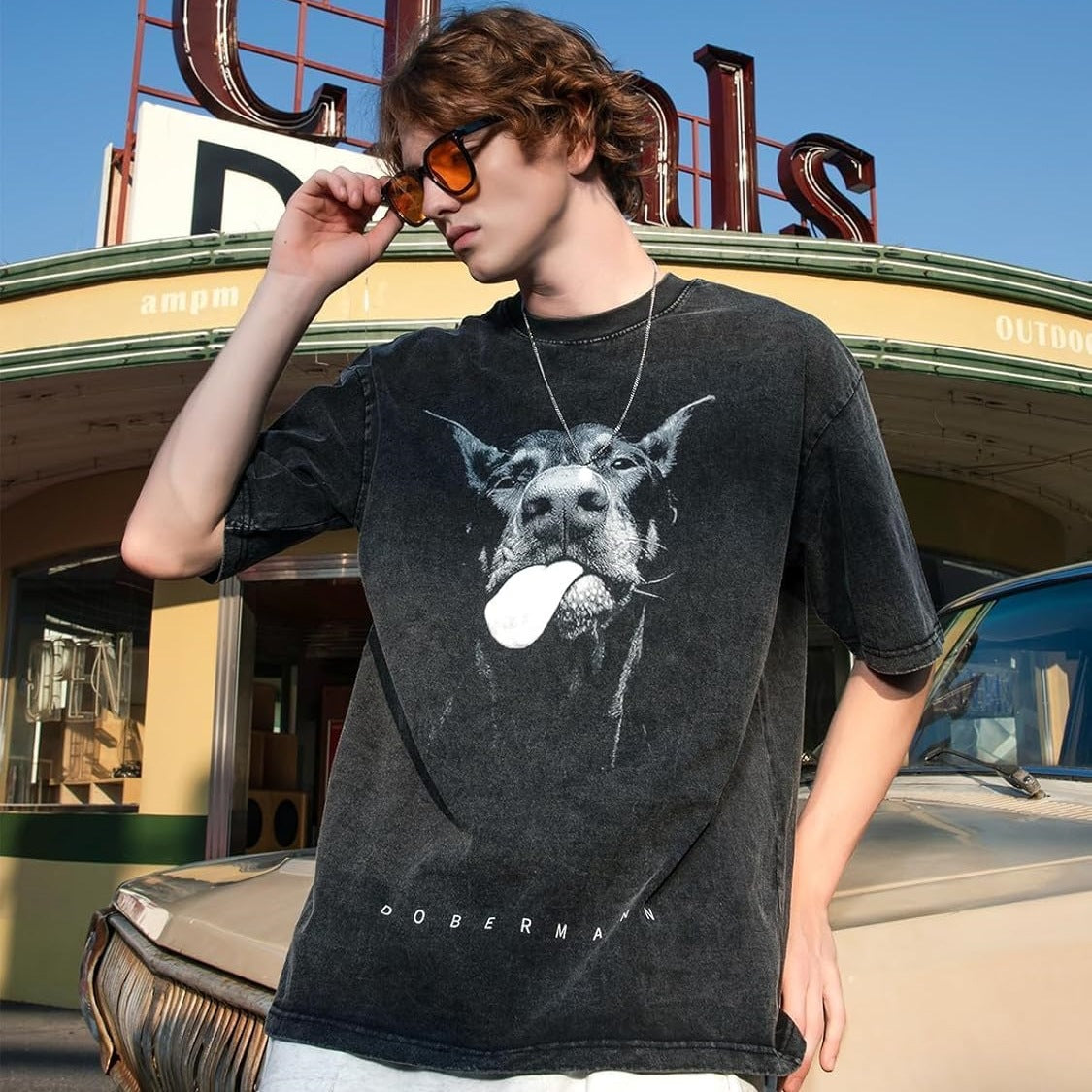 Vintage Washed Cotton T-Shirt